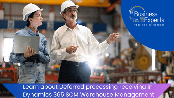 Learn about Deferred processing receiving in Dynamics 365 SCM Warehouse Management