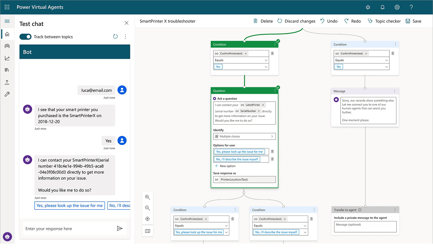 Microsoft Power Virtual Agents